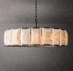 Harlow Calcite Round Chandelier 43"