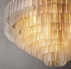 Sirene Clear Glass Round Chandelier 65"