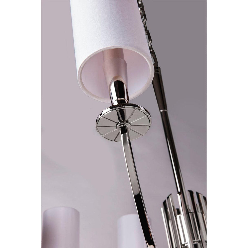 Mason 12-Light Chandelier in Aged Brass 34.5L x 34.5W x 27.25H
