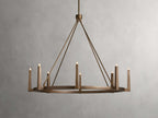 Calder Brass Halo Chandelier