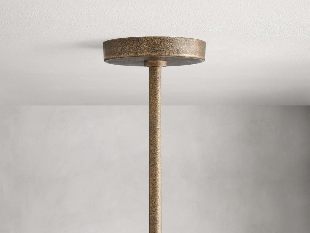 Calder Brass Halo Chandelier