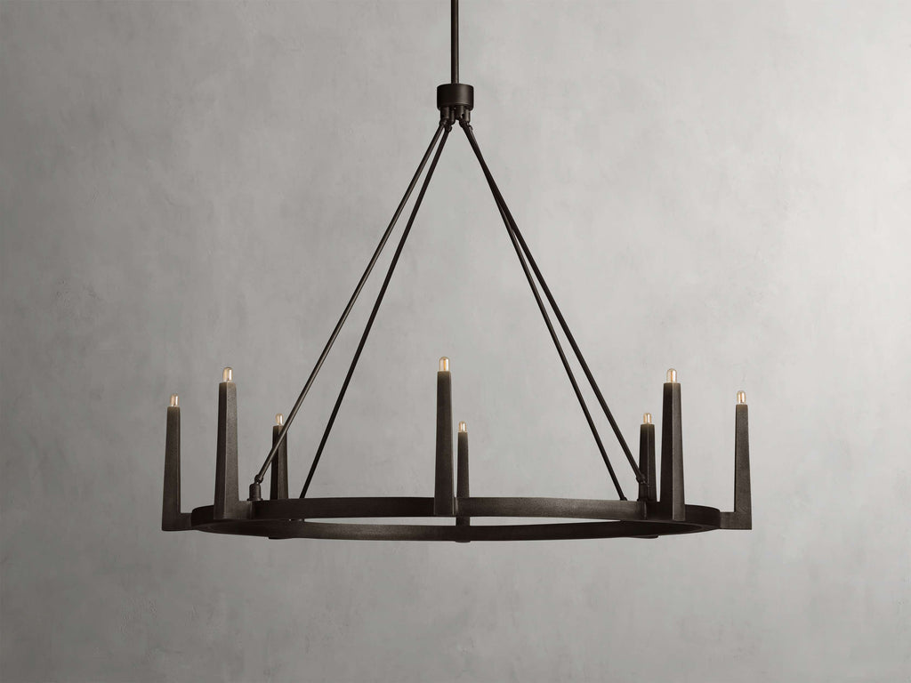Calder Brass Halo Chandelier