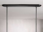Calder Linen Shade Linear Chandelier