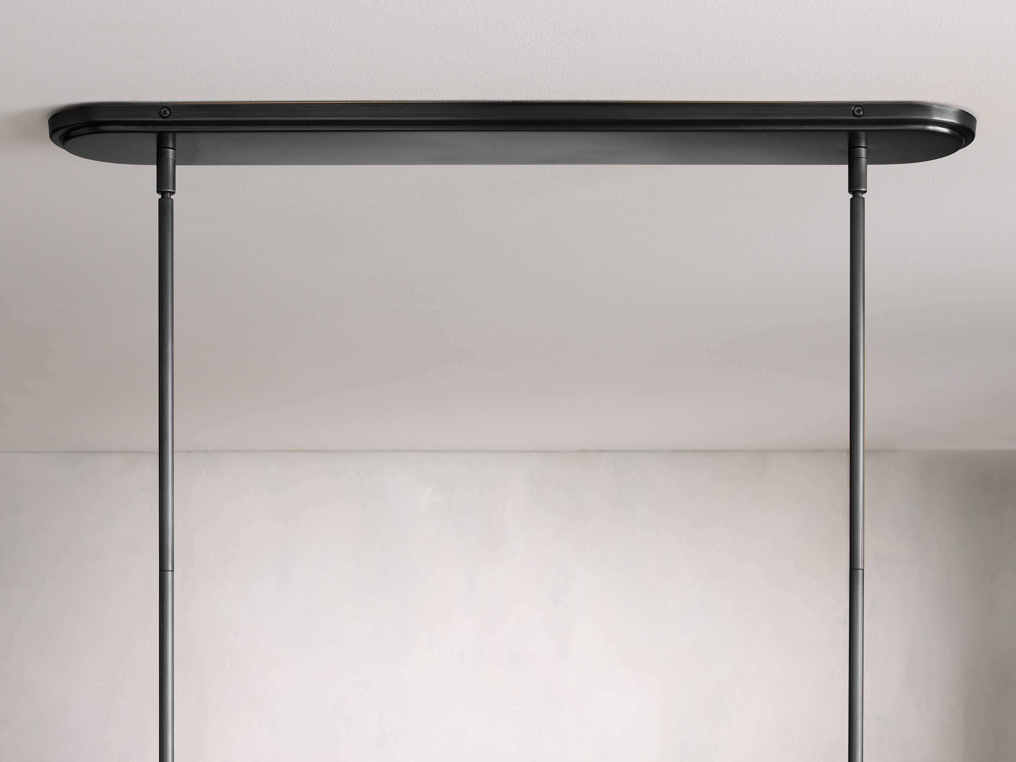 Calder Linen Shade Linear Chandelier