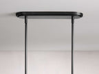 Calder Linen Shade Linear Chandelier
