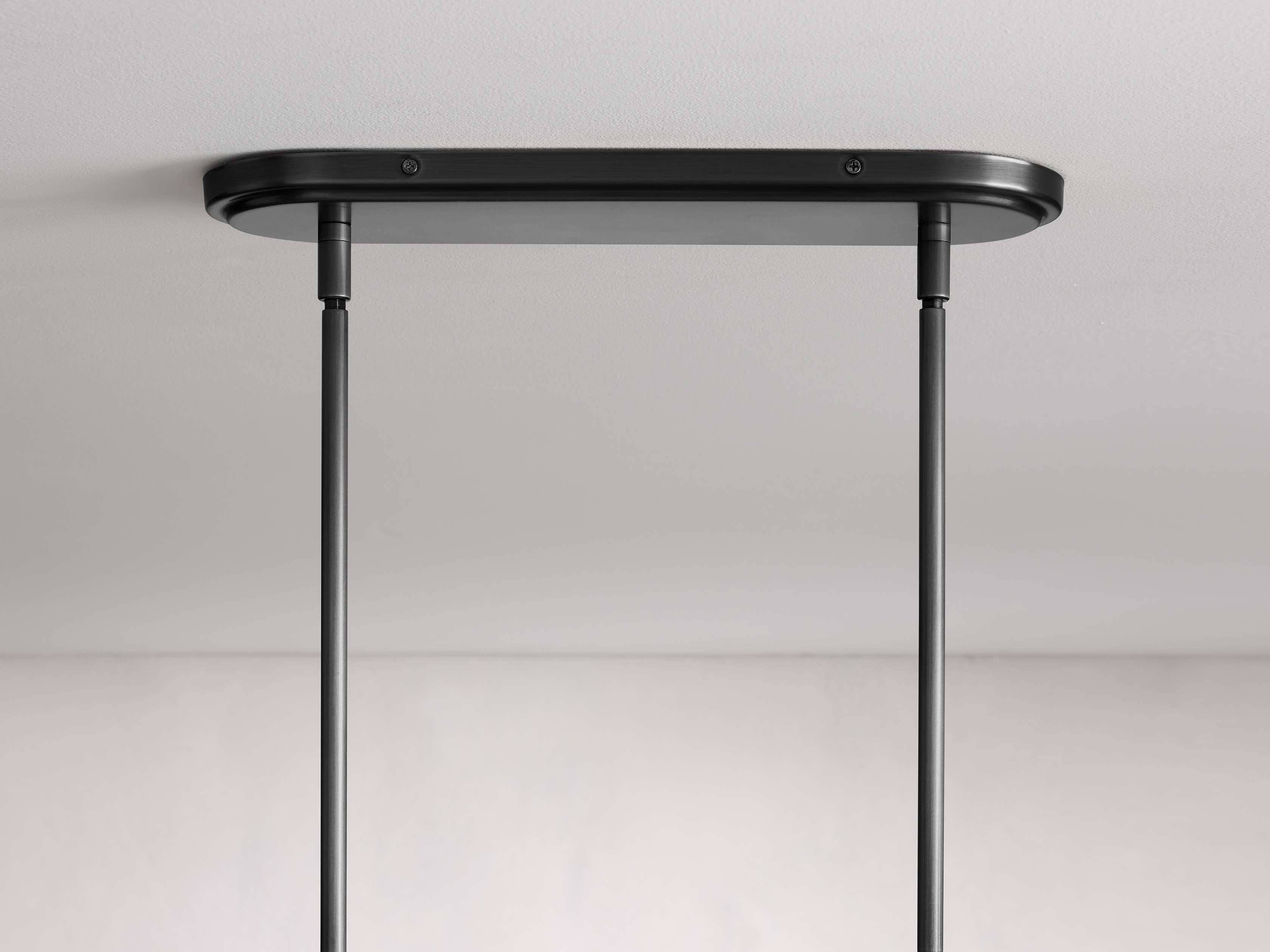Calder Linen Shade Linear Chandelier