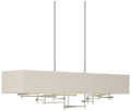 Cavaletti 42" Wide Sterling Standard Pendant With Flax Shade