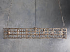 Caverno Industrial Cage Rectangular Chandelier