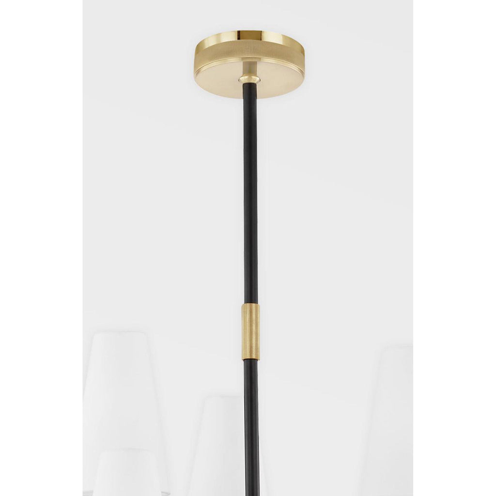 Bowery 9-Light Chandelier in Aged Old Bronze 34L x 34W x 31H