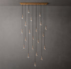 Rain Rectangular Chandelier 72"