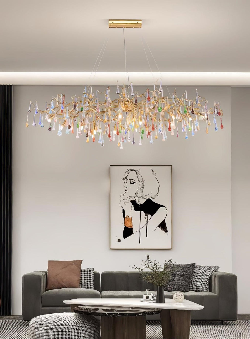 Celestara Crystal Branch Chandelier