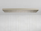 Celestara Selenite Cascade Rectangular Chandelier