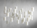 Celestara Selenite Cascade Rectangular Chandelier