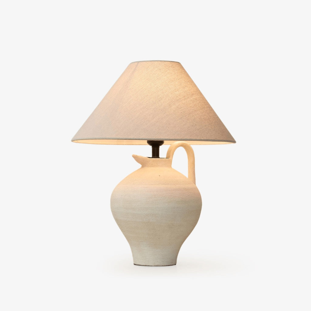 Ceramic Pitcher Style Table Lamp