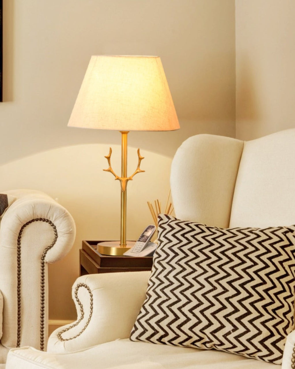 Cervano Antler Accent Table Lamp