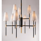 Bowery 6-Light Chandelier in Aged Old Bronze 28L x 28W x 24.5H