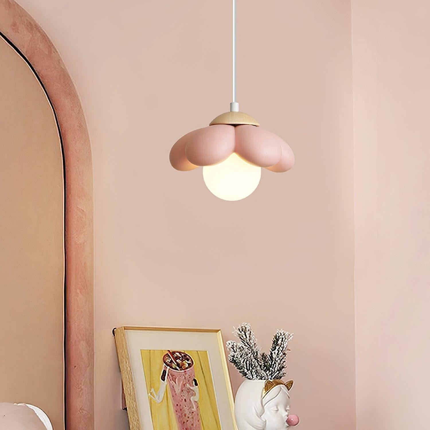 Cherry Blossom Resin Pendant Light