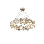 Chrome Crystal Ring Chandelier