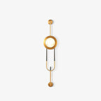 Circular Marble Wall Light