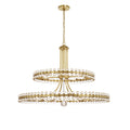 Clover 39.25'' Aged Brass Chandelier Gold 39.25"W x 32.5"H x 39.25"D