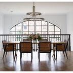 Clover 39.25'' Aged Brass Chandelier Gold 39.25"W x 32.5"H x 39.25"D