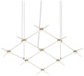 Constellation Aquarius Minor 66.75" Wide White Optical Satin Nickel Pe