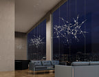 Constellation Aquila Major 50" Wide Satin Nickel Pendant