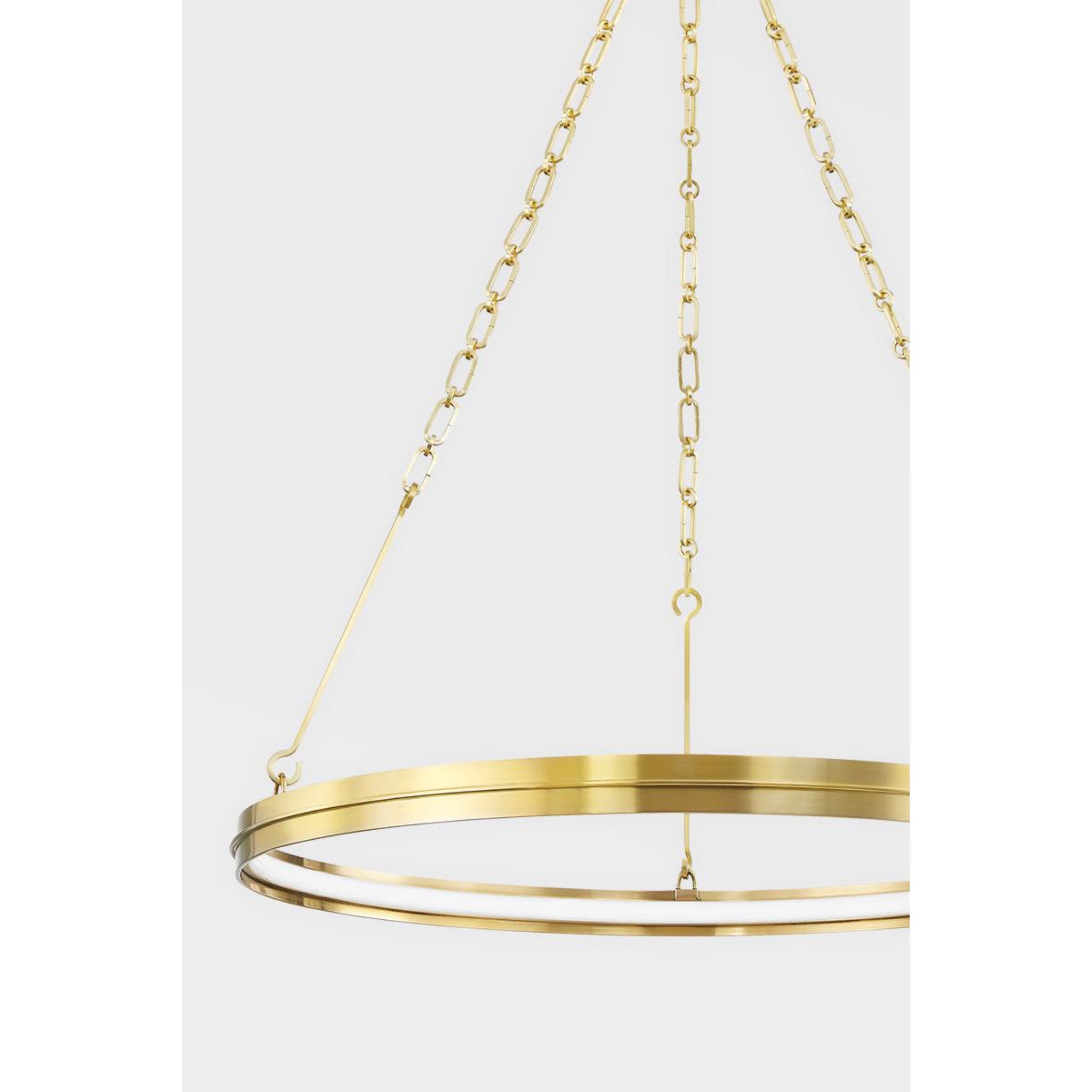 Rosendale 1-Light Chandelier in Polished Nickel 56L x 56W x 2.25H