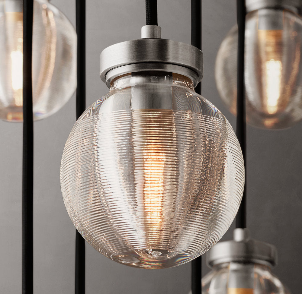 Pearl Round Chandelier 60"