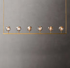 Boule De Cristal Smoke Glass Linear Chandelier 60"