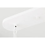 Torch 8-Light Chandelier in White Plaster 48L x 48W x 30.5H