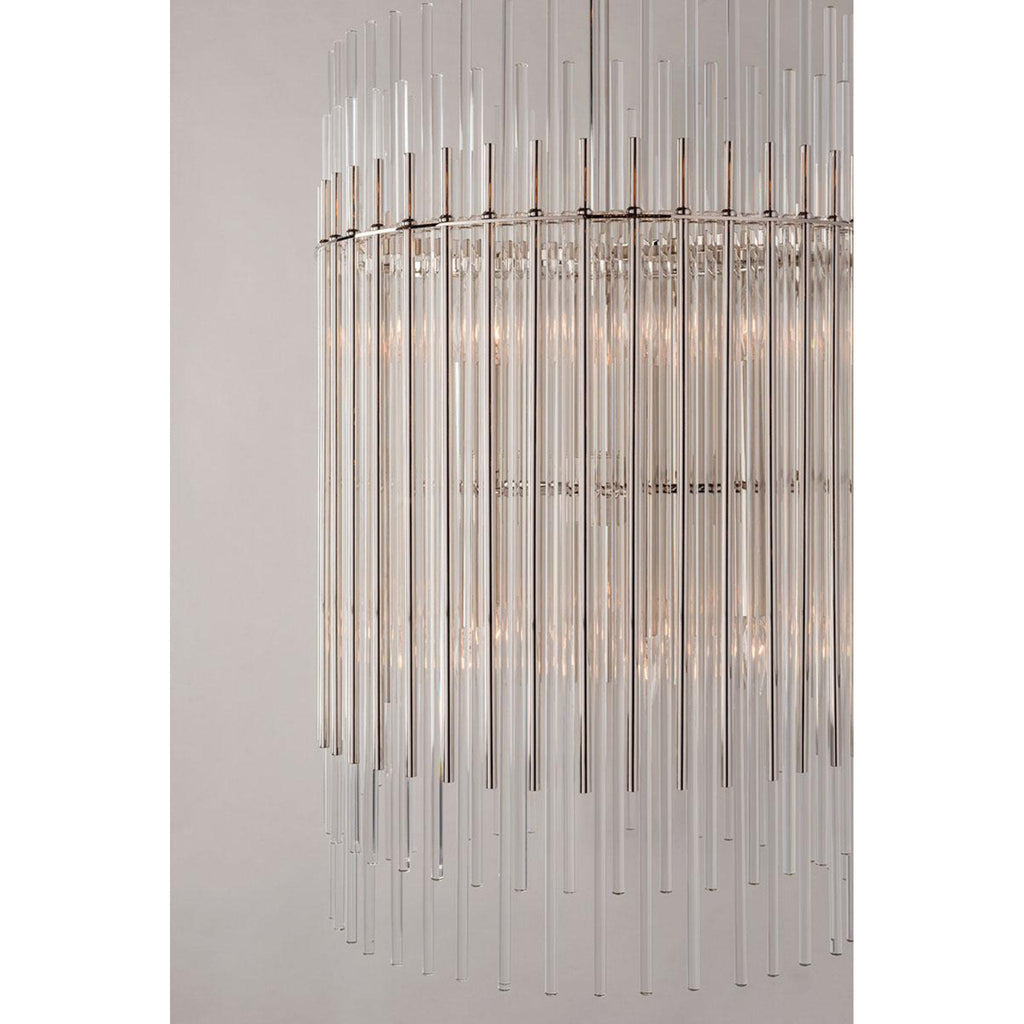 Wallis 10-Light Chandelier in Aged Brass 20.75L x 20.75W x 30.75H