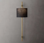 Vela Round Bar Sconce - Round Shade