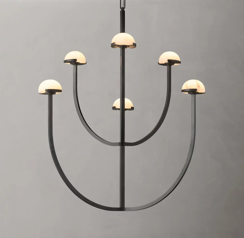 Pedra Round Chandelier 32"