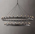 Camino Vintage Candelabra Two-Tier Chandelier 63"
