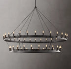 Camino Vintage Candelabra Two-Tier Chandelier 63"