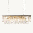 1920s Odeon Rectangular Chandelier 49"