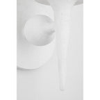 Torch 8-Light Chandelier in White Plaster 48L x 48W x 30.5H
