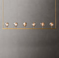 Boule De Cristal Smoke Glass Linear Chandelier 60"