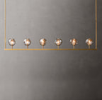 Boule De Cristal Smoke Glass Linear Chandelier 60"