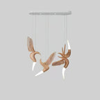 Dancer Sculptural Wood Pendant