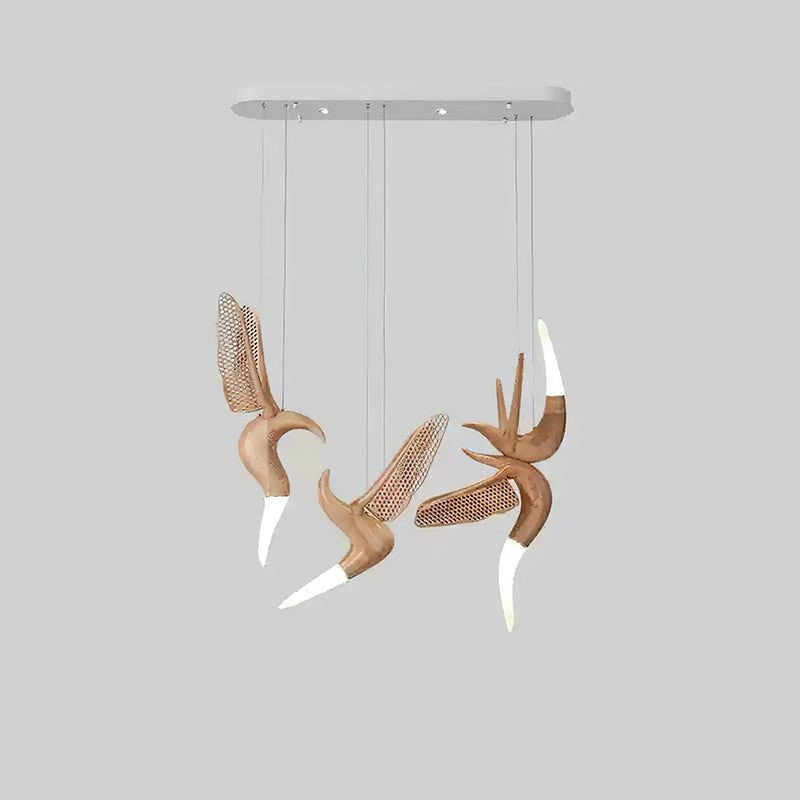 Dancer Sculptural Wood Pendant