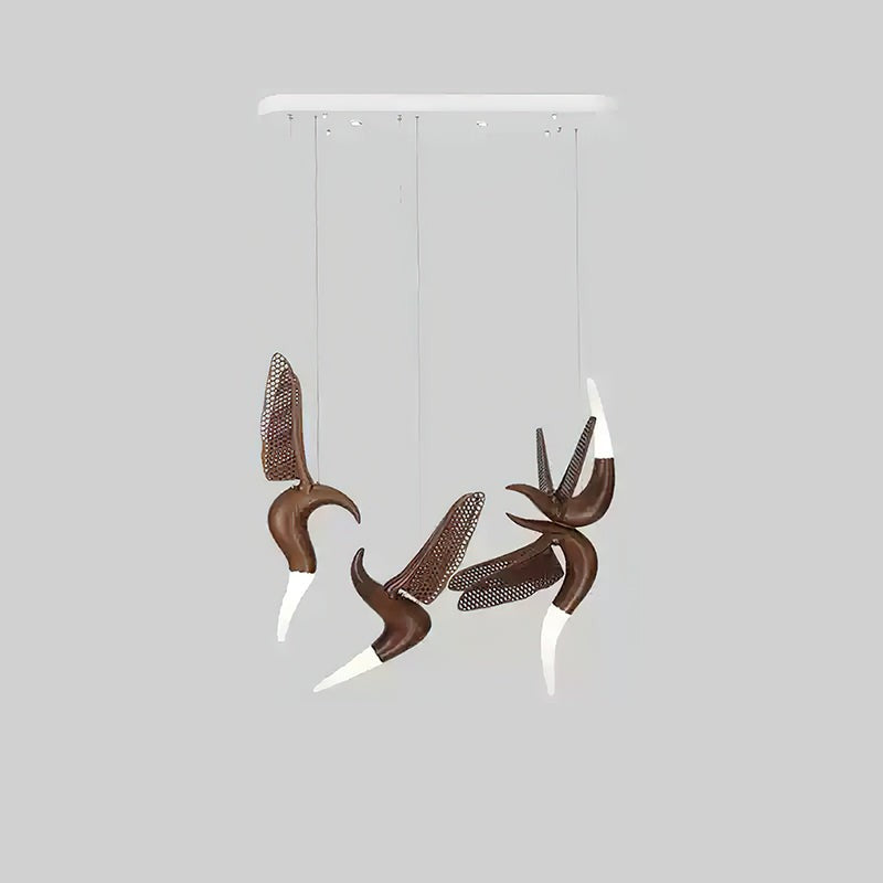 Dancer Sculptural Wood Pendant