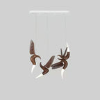 Dancer Sculptural Wood Pendant