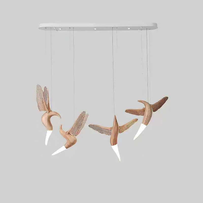 Dancer Sculptural Wood Pendant