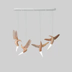 Dancer Sculptural Wood Pendant