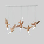 Dancer Sculptural Wood Pendant