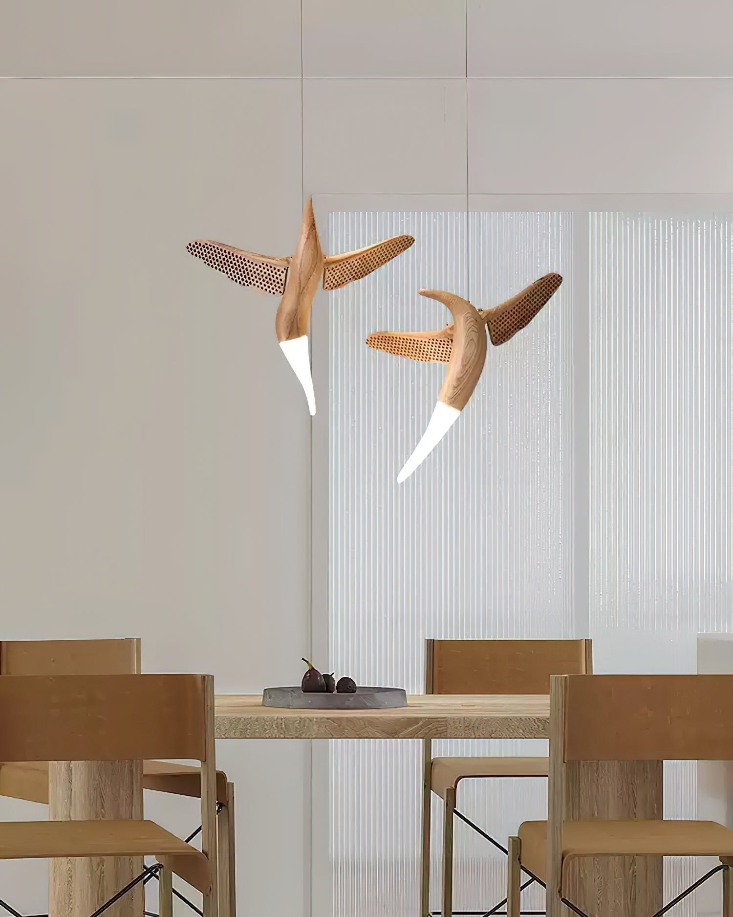 Dancer Sculptural Wood Pendant