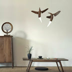 Dancer Sculptural Wood Pendant