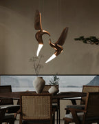 Dancer Sculptural Wood Pendant